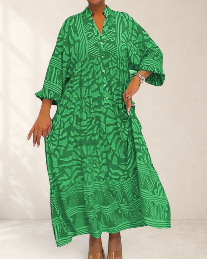 GEORGIA | MAXI PRINT DRESS FOR WOMEN