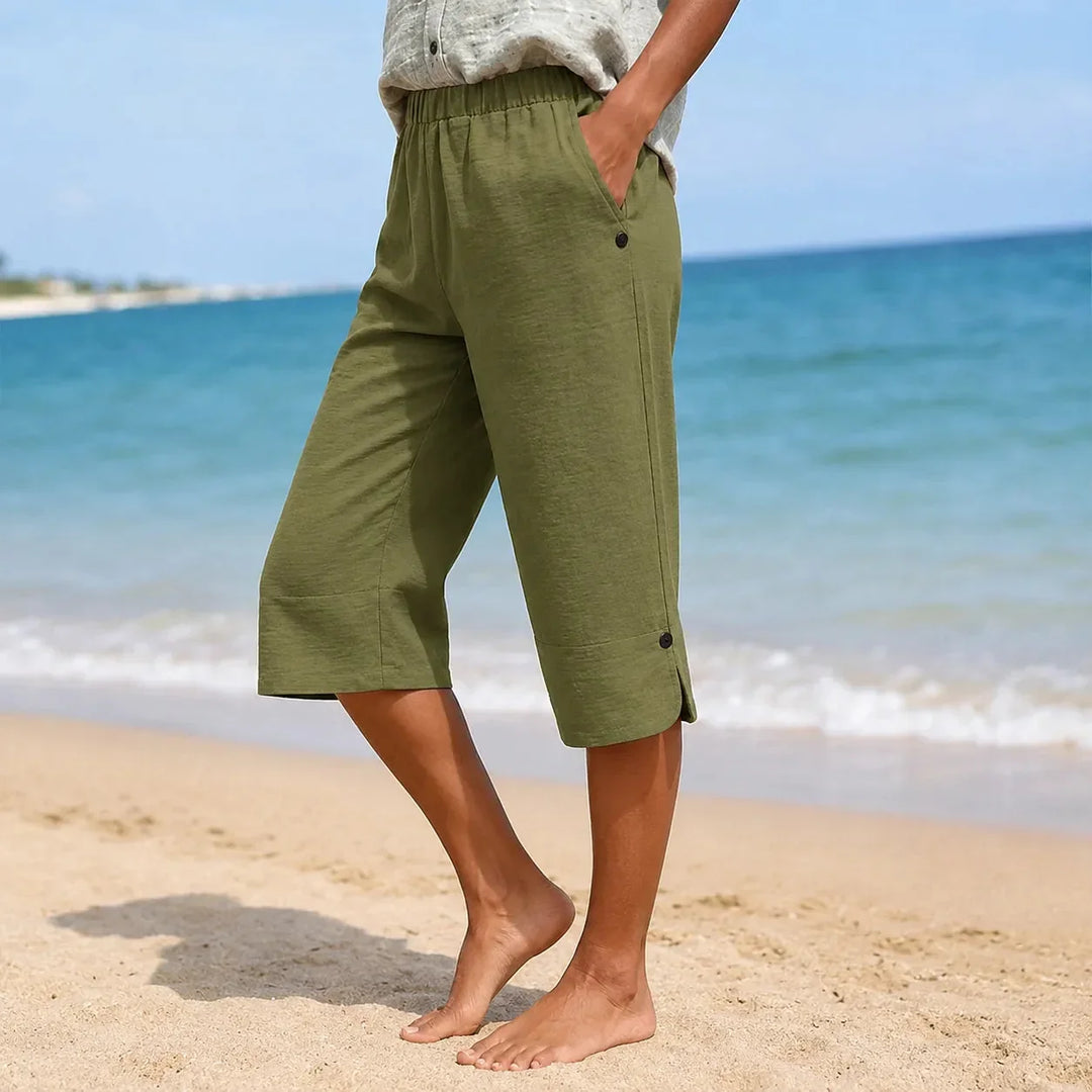 MARELIA | SUMMER CAPRI PANTS FOR WOMEN