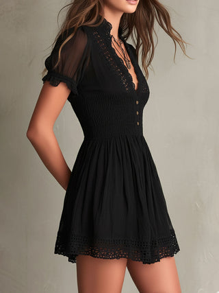 ILSE | MUSE LACE-TRIM MINI DRESS FOR WOMEN