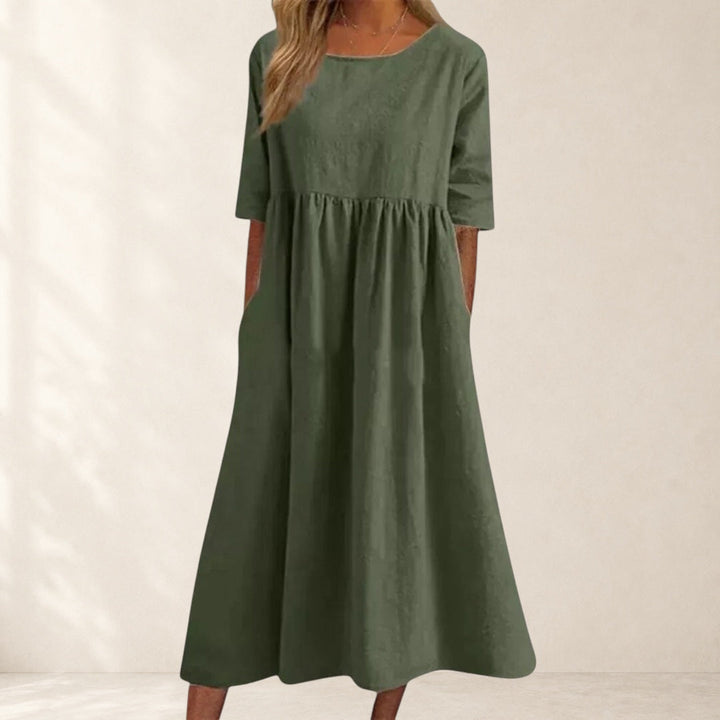 BLANKA | SHORT-SLEEVED DRESS FOR WOMEN