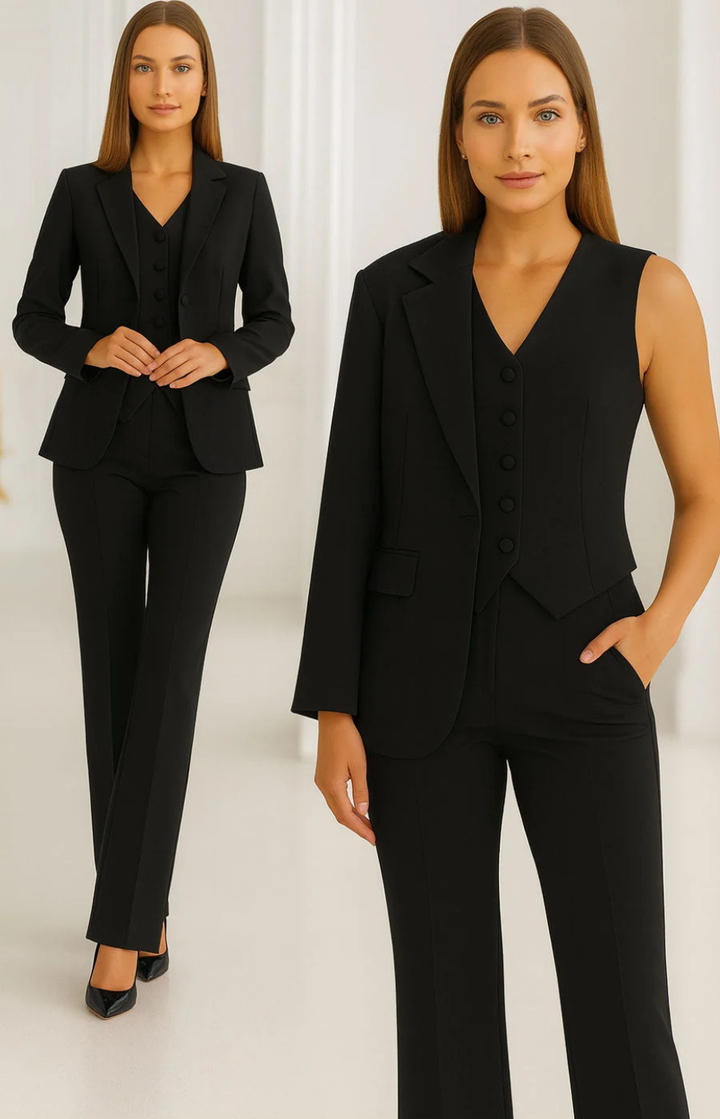 CHERRY | ELEGANTE 3-PIECE SUIT FOR WOMEN