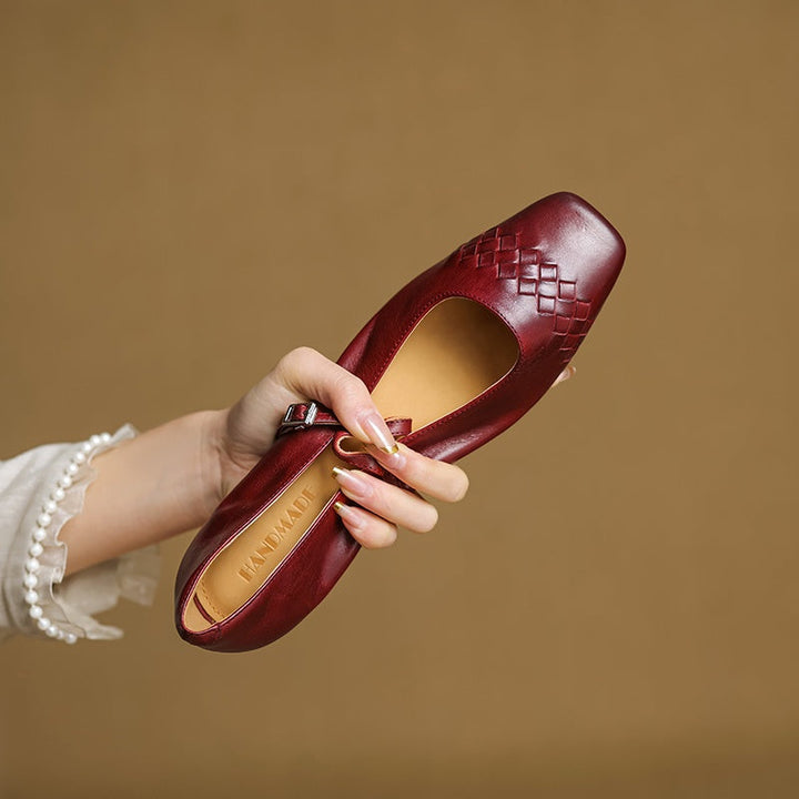 VERITY | SQUARE-TOE MARY JANE FLAT FOR WOMEN