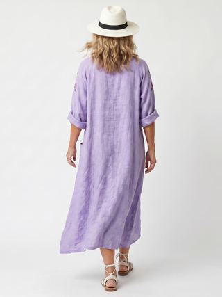 TAVI | FLORAL OVERSIZED MIDI DRESS FOR WOMEN