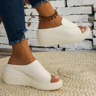 ROSAMUND | SLIP-ON WEDGE SANDALS FOR WOMEN