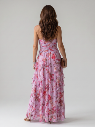 NORI | HALTER NECK MAXI DRESS FOR WOMEN