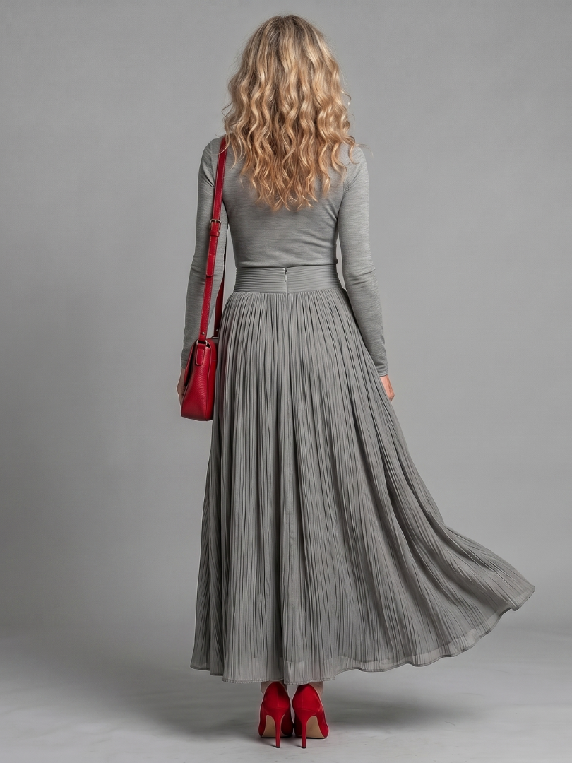 LANA | LONG SLEEVE MIDI DRESS FOR WOMEN