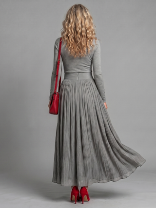 LANA | LONG SLEEVE MIDI DRESS FOR WOMEN