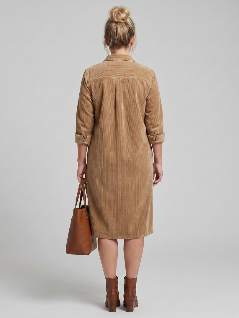 PEMA | LONG SLEEVE MIDI DRESS FOR WOMEN