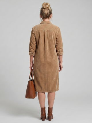 PEMA | LONG SLEEVE MIDI DRESS FOR WOMEN