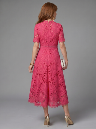 JUNO | SHORT SLEEVE MIDI DRESS FOR WOMEN