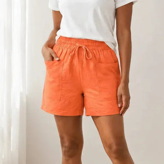 MARLOW | DRAWSTRING DEEP POCKETS SHORTS FOR WOMEN