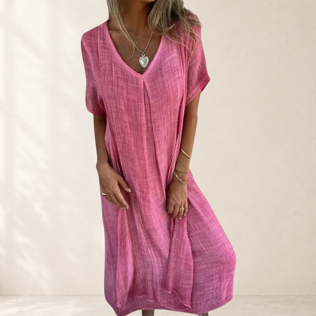 DAVINA | V-NECK DRESS FOR WOMEN