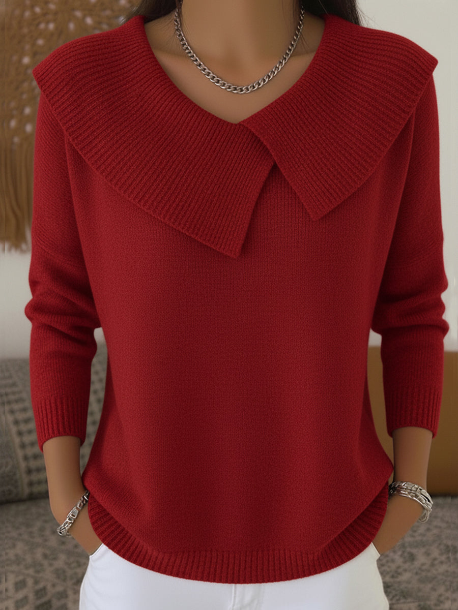 WINIFRED | WARM SOFT COLLAR SWEATER FOR WOMEN