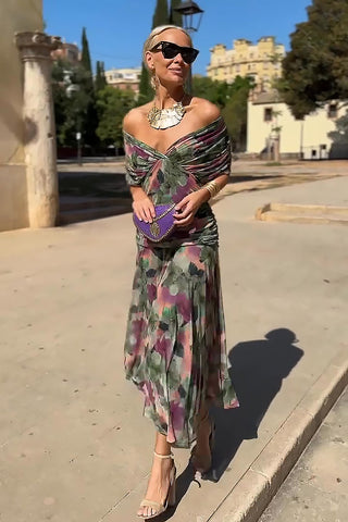 MALIN | LONG FLORAL DRESS FOR WOMEN