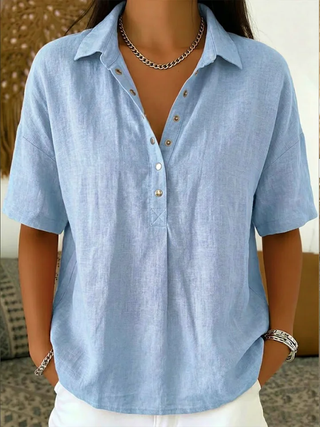 CHARLOTTE | RIBBED KNIT BLOUSE FOR WOMEN