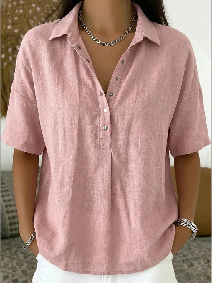 CHARLOTTE | RIBBED KNIT BLOUSE FOR WOMEN