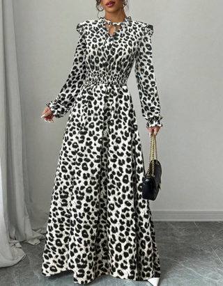 PERNILLE | ROMANTIC LONG-SLEEVE MAXI DRESS FOR WOMEN