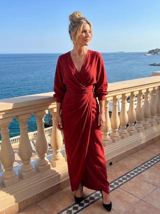 FABLE | LONG SLEEVE MIDI DRESS FOR WOMEN