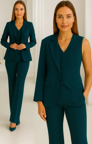 CHERRY | ELEGANTE 3-PIECE SUIT FOR WOMEN