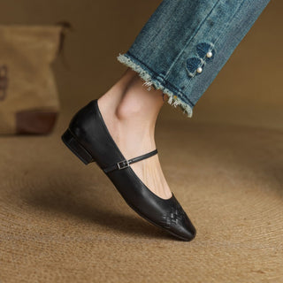 VERITY | SQUARE-TOE MARY JANE FLAT FOR WOMEN