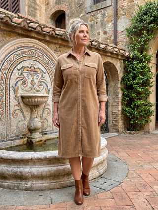 PEMA | LONG SLEEVE MIDI DRESS FOR WOMEN
