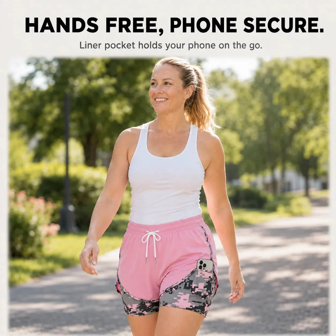 MOVELYN | 2 1 RUNNING SHORTS FOR WOMEN
