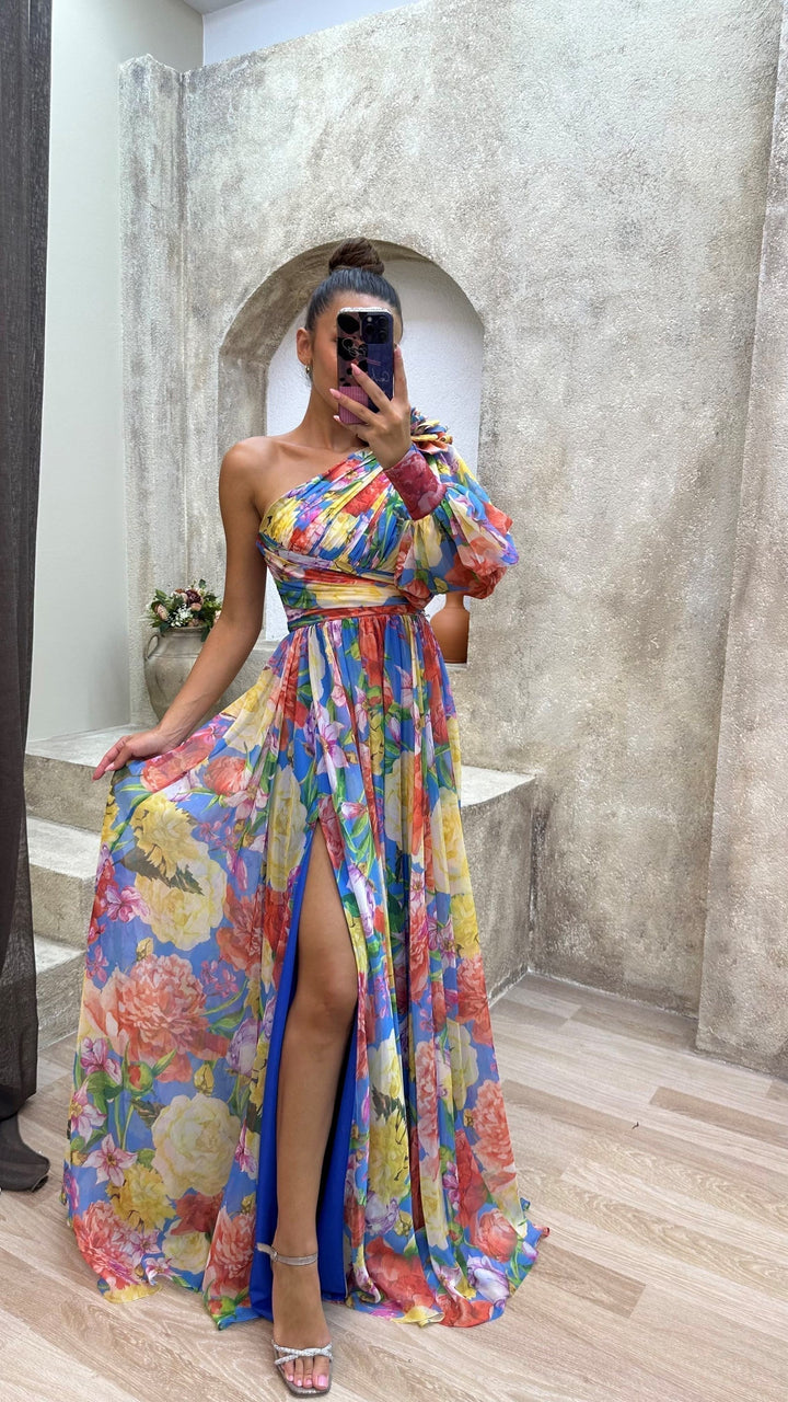 JANNEKE | BLOSSOM DRAMA DRESS FOR WOMEN