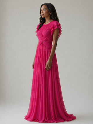 CLARA | PLEATED EVENING DRESS FOR WOMEN