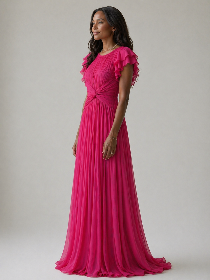 CLARA | PLEATED EVENING DRESS FOR WOMEN