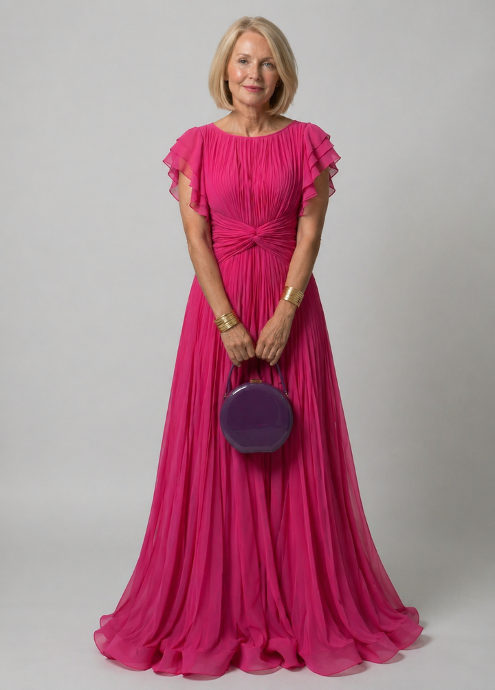CLARA | PLEATED EVENING DRESS FOR WOMEN