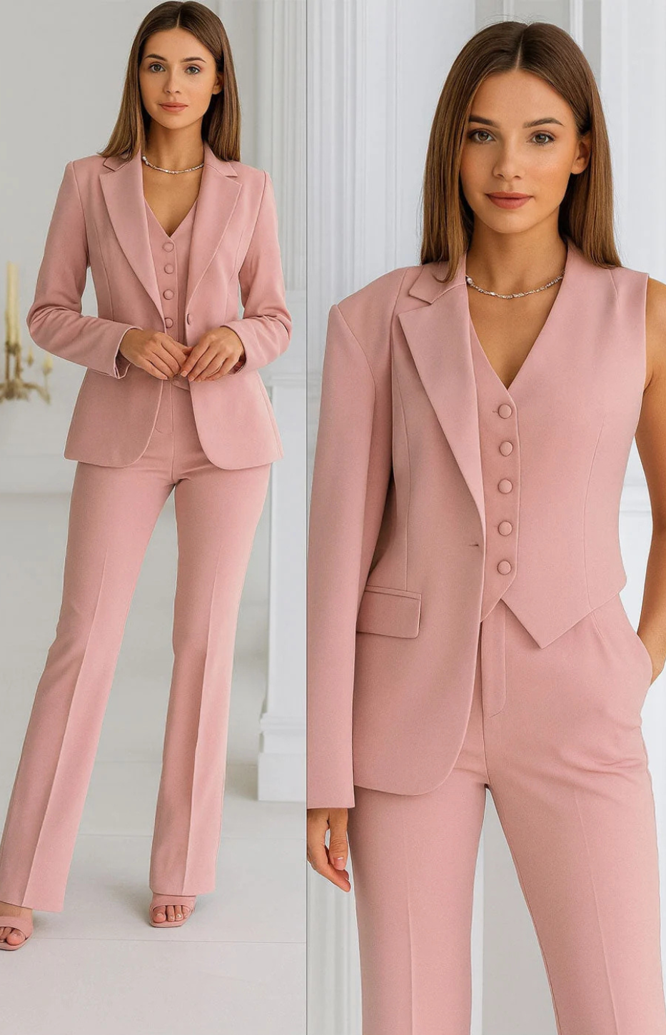 CHERRY | ELEGANTE 3-PIECE SUIT FOR WOMEN