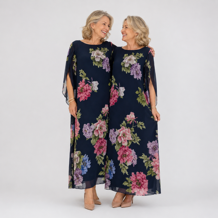 OPHELIA | MIDNIGHT BLOOM MAXI DRESS FOR WOMEN