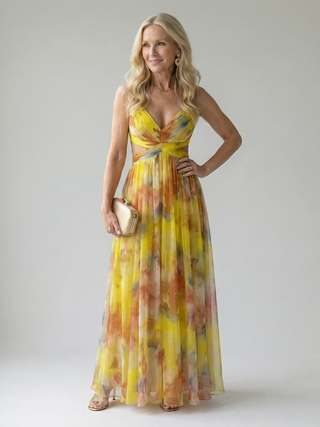 KLARA | SOFT WRAP MAXI DRESS FOR WOMEN