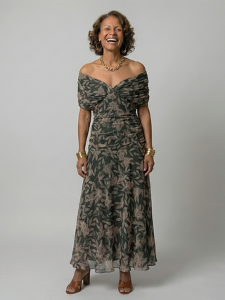 CALEN | OFF SHOULDER MIDI DRESSES FOR WOMEN