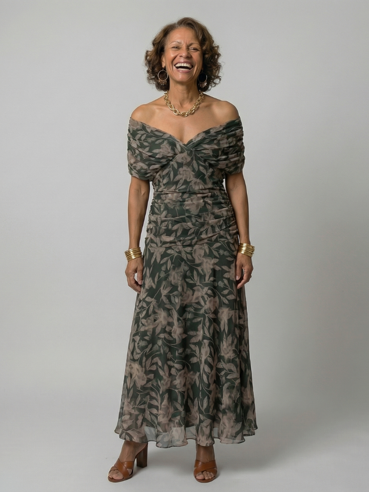 CALEN | OFF SHOULDER MIDI DRESSES FOR WOMEN
