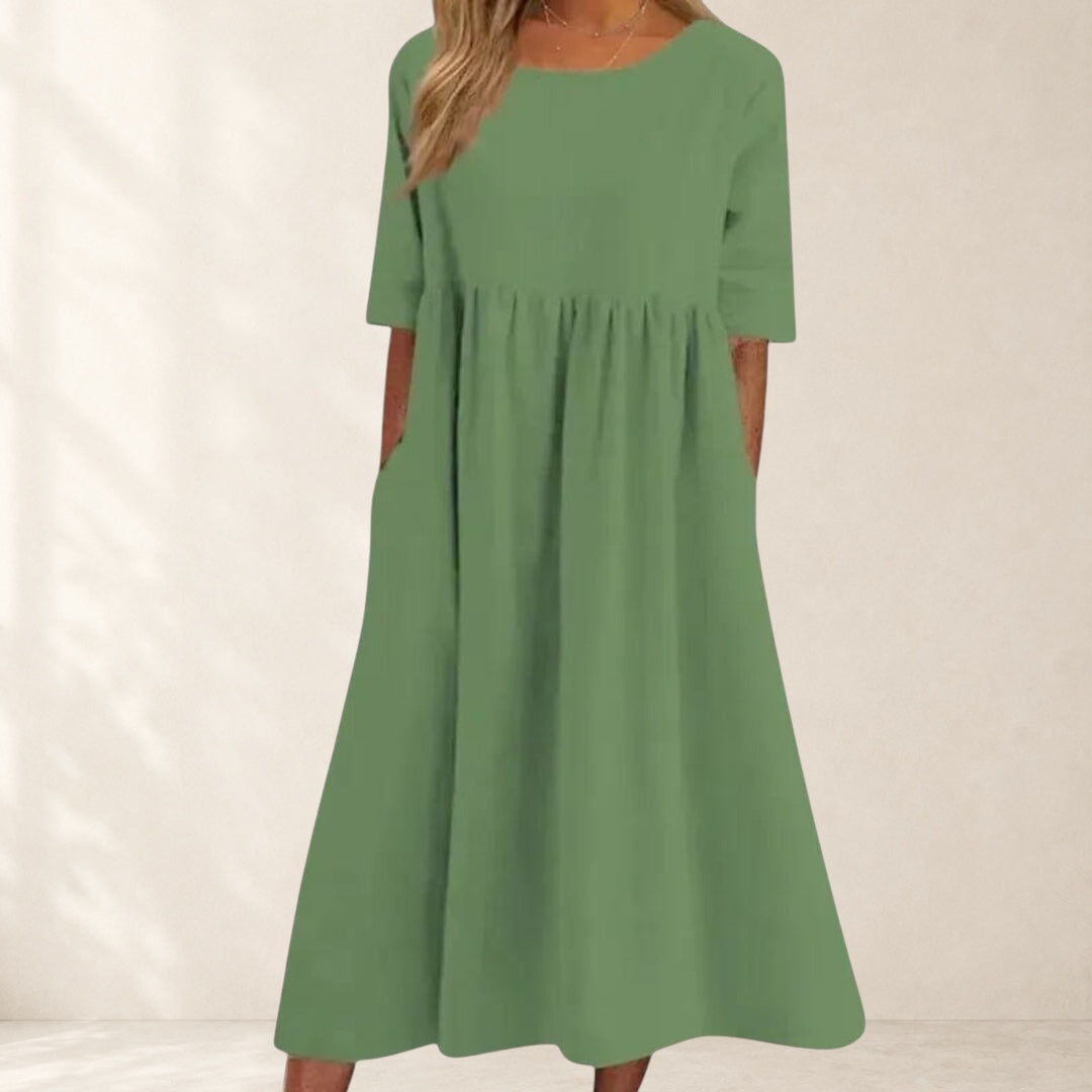 BLANKA | SHORT-SLEEVED DRESS FOR WOMEN