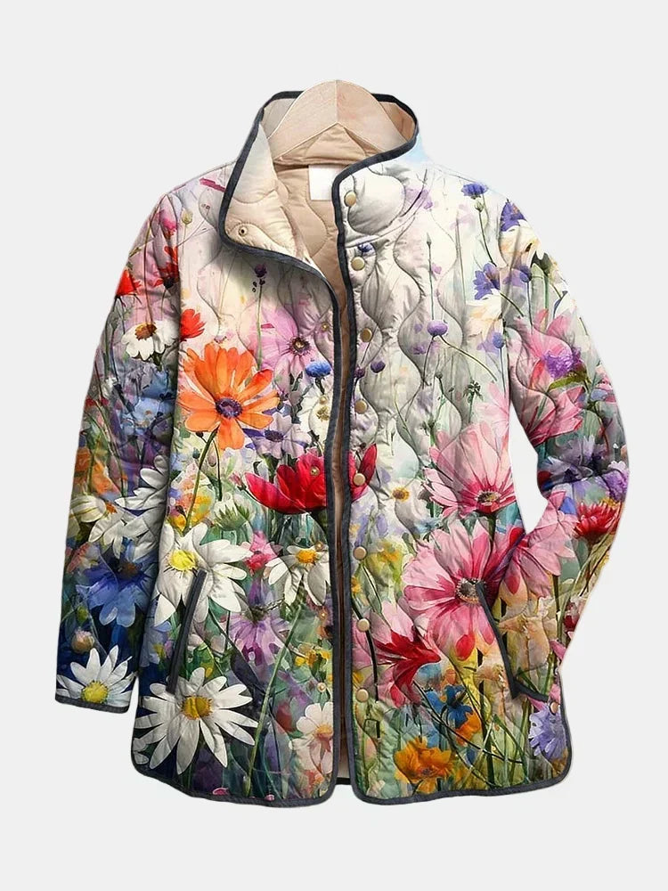 KAIA | CHARMING VINTAGE QUILTED JACKET FOR WOMEN