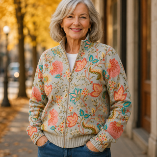 VALENTINE | VINTAGE FLORAL GARDEN CARDIGAN FOR WOMEN