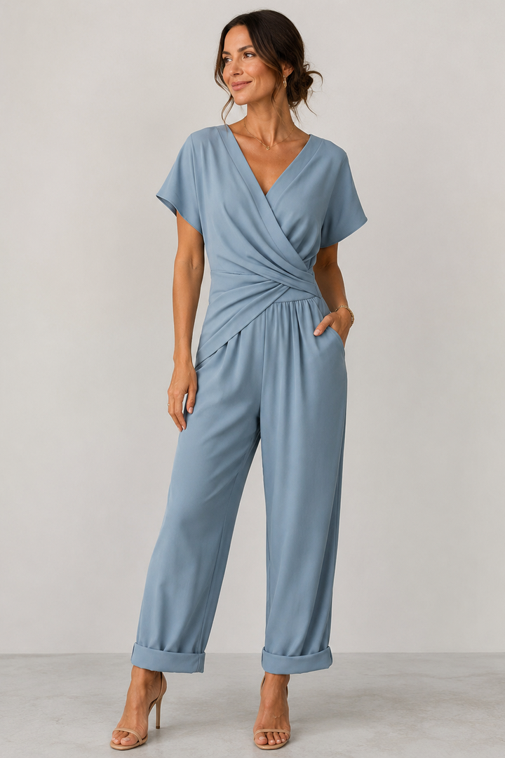 CHRISTINA | WRAP JUMPSUIT FOR WOMEN