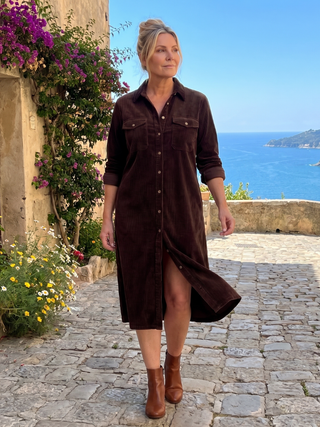 PEMA | LONG SLEEVE MIDI DRESS FOR WOMEN