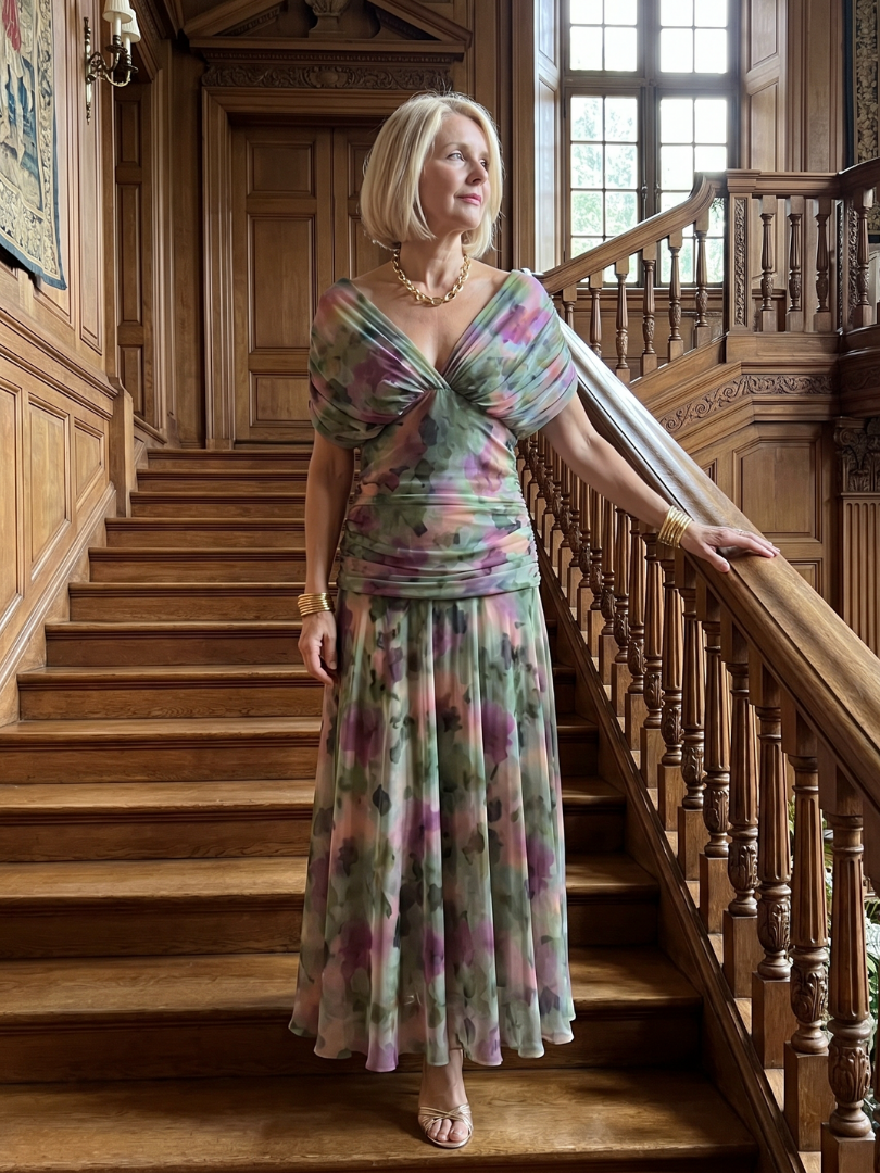 GWENDOLEN | OFF SHOULDER MIDI DRESS FOR WOMEN