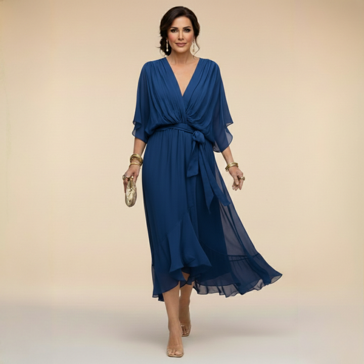 MONICA | V-NECK DRESS FOR WOMEN
