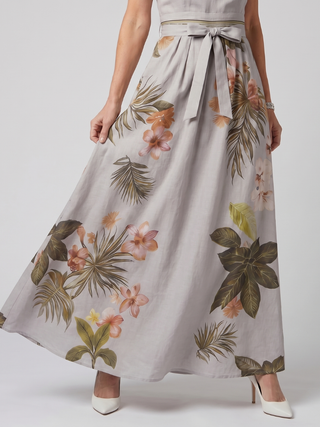 MEADOW | DRAPED HALTER MAXI DRESS FOR WOMEN