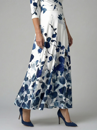 ILONA | FLORAL WRAP MAXI DRESS FOR WOMEN