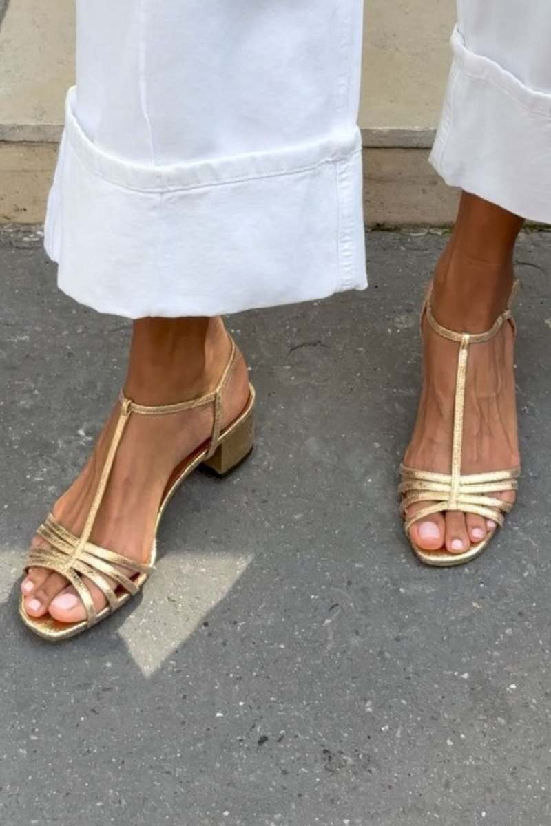 MARISA | GOLDEN EVERYDAY ELEGANCE SANDALS FOR WOMEN