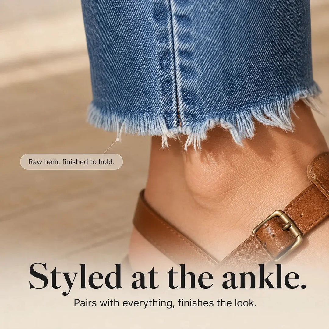 DENARA | SOFT STRETCH CROPPED JEANS FOR WOMEN