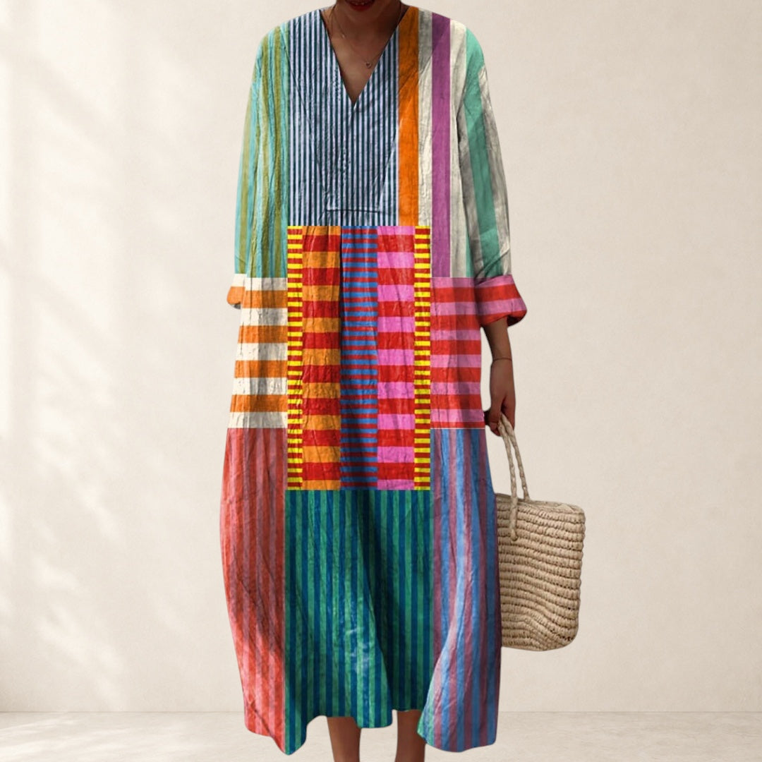 MIRABEL | GEOMETRIC DRESS FOR WOMEN