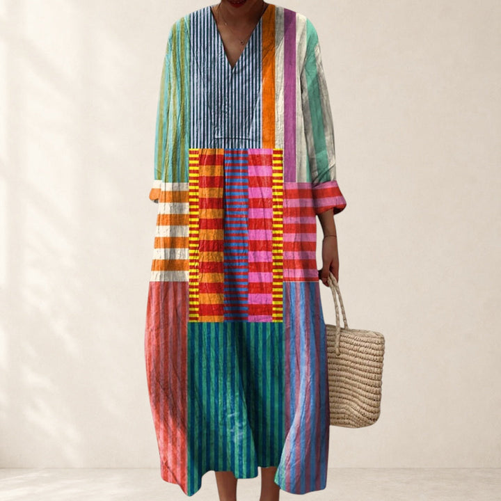MIRABEL | GEOMETRIC DRESS FOR WOMEN