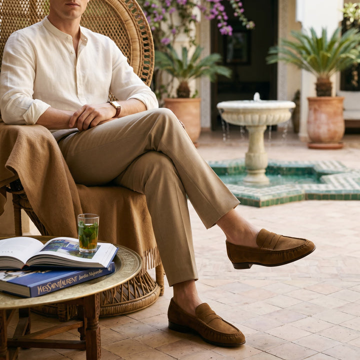GROSVENOR | SUEDE LOAFER FOR MEN
