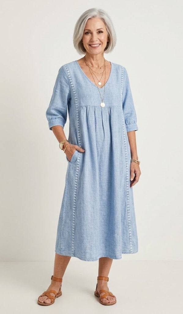 JULIETTE | ELEGANCE LINE MAXI DRESS FOR WOMEN